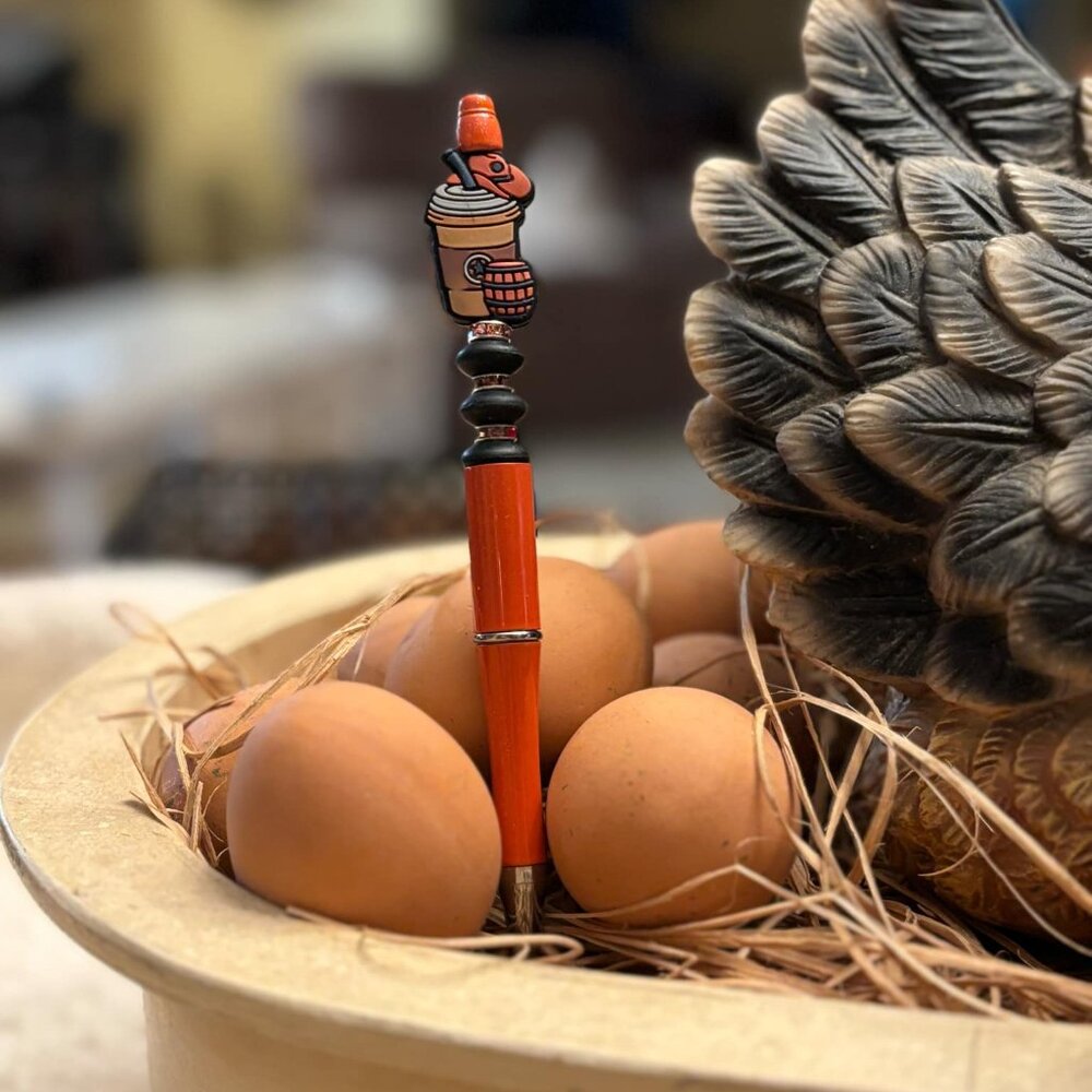 Beadable Pen "Western and My Coffee" #55